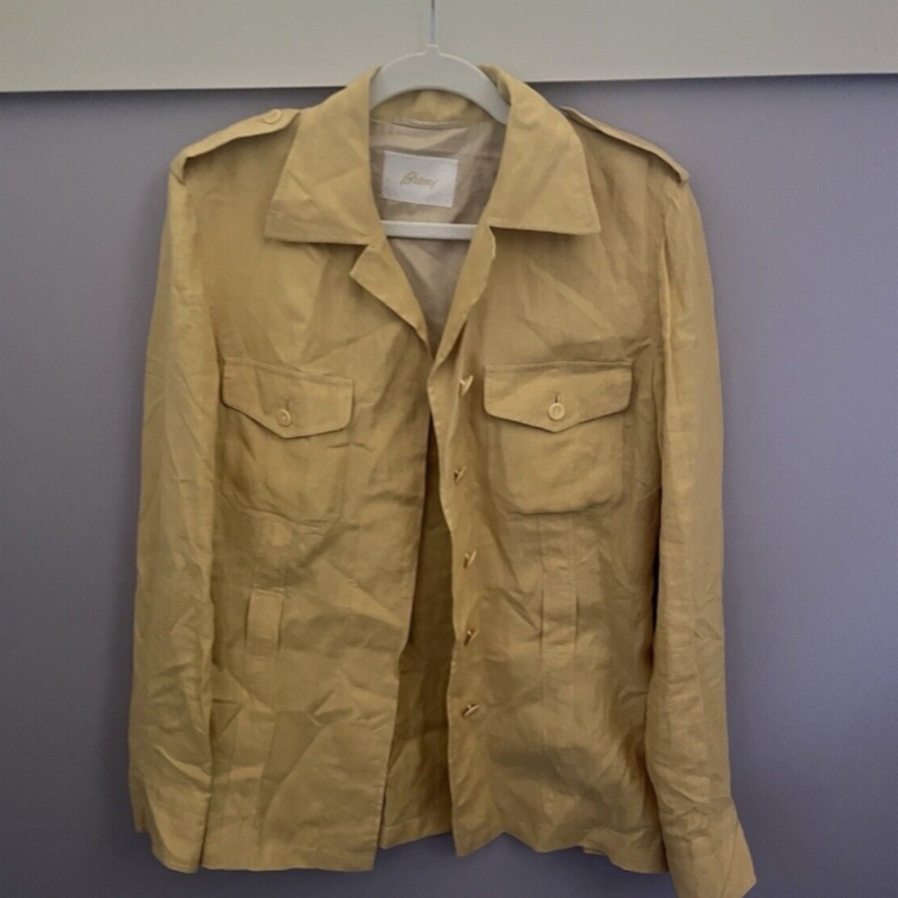 Brioni Linen Jacket Safari Women - Like Loro Piana